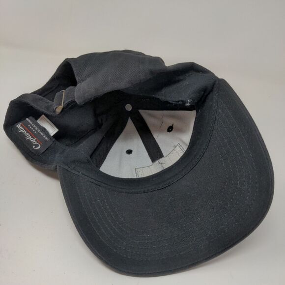 Purdue Boilermakers Men's Slideback Hat Black Adjustable Embroidered Patch Logo - Picture 8 of 10